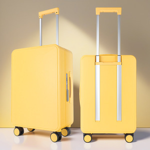 Nouvelle valise trolley tout aluminium 20 pouces en PP avec serrure TSA, roues pivotantes durables, unisexe, pour voyages d'affaires - Product Image 3