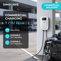 Estación de Carga para Vehículos Eléctricos GBT de Alta Precisión, 7kw 11kw 22kw, IP65 Impermeable, Control por APP/RFID, Nueva Condición