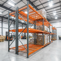 Grillage métallique de qualité professionnelle pour accessoires de rayonnage industriel, grille de palettisation pour systèmes de rayonnage de palettes à usage intensif