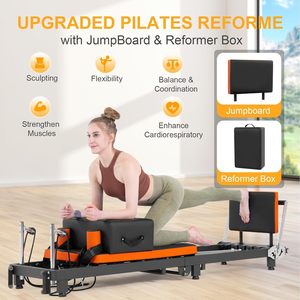 เครื่องพิลาทิสเรฟอร์มเมอร์ไม้เมเปิลคุณภาพสูง CZFIT แบบพกพาสำหรับใช้ในบ้านหรือสตูดิโอ เหมาะสำหรับการออกกำลังกายกล้ามเนื้อแกนกลางลำตัว - Product Image 2