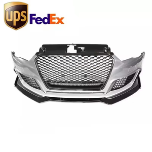 Kit Carrozzeria Paraurti Anteriore per Auto 2013-2016 <span class=keywords><strong>A3</strong></span> S3 con Labbro Anteriore e Griglia Stile RS3 Kit Paraurti per <span class=keywords><strong>Audi</strong></span> <span class=keywords><strong>A3</strong></span> S3 8V 2013 <span class=keywords><strong>2014</strong></span> 2015 2016 - Product Image 2