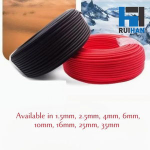 PV1-F 100m solaire 6mm fil photovoltaïque câble solaire Dc câble solaire plomb - Product Image 6