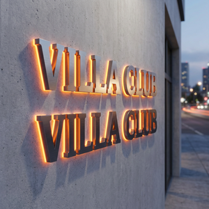 Custom LED Backlit <b>Letters</b> 3D Illuminated Sign Board Logo for Office Home Company & Beauty Clinic IP65 Waterproof - Product Image 1