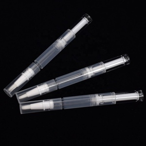 Custom logo 2ml 3ml 5ml Cosmetic Empty Transparent Twist Nail Cuticle Oil Pens with Brush Applicator - Product Image 2