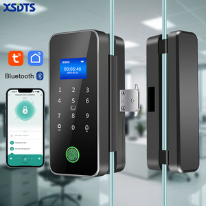 Khóa cửa thông minh vân tay sinh trắc học Tuya XSDTS A16 hỗ trợ mật khẩu ảo, khóa cửa kính điện tử dùng cho văn phòng và thương mại - Product Image 1