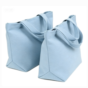 Sacs fourre-tout décontractés grande capacité avec motif jacquard, fermeture éclair tendance et doublure en toile - Product Image 3