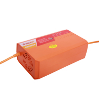 Chargeur de vélo électrique Sanxin SX-EC-7232 72V 4A, port AC/DC, 300W, charge rapide avec protection OTP/OVP/SCP, ignifuge