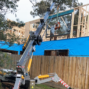 أفضل سعر لرافعة عنكبوتية 3 طن كهربائية وديزل، رافعة صغيرة للبناء بمسار مطاطي 2 طن مع ذراع متحرك وسلة للعمال للبيع - Product Image 2