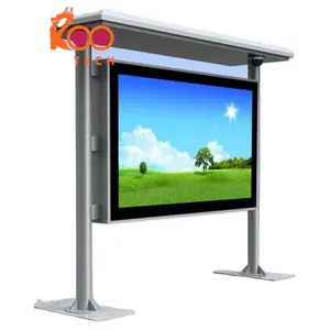 Açık elektronik reklam LED ekran ekran LCD reklam ekranı benzin istasyonu için dijital LCD monitör