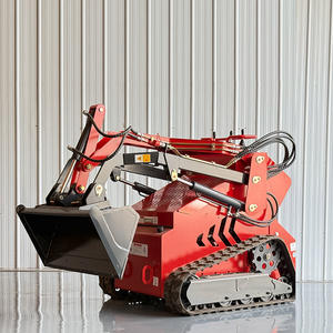 Mini-chargeur compact à quatre roues motrices pouvant être utilisé pour le nettoyage des fermes, le petit chariot élévateur, l'ingénierie agricole, etc. - Product Image 3