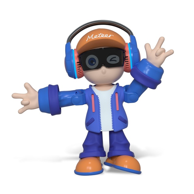 Trendy Educational Kids Desktop Robot AI Voice Interaction Communication Dancing Companion for Conversation-Birthday Gift