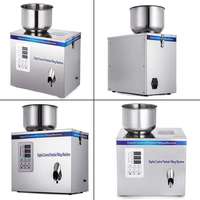 50g-200g Intelligent Automatique Café Chili Épice Distribution Granule Poudre Numérique Pesage Emballage Alimentaire Machines De Remplissage