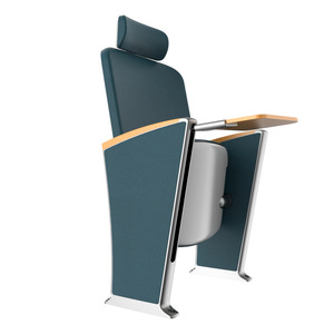 Sillas Plegables para Teatro, Auditorio, Sala de Conferencias, Iglesia, con Mesa y Portapapeles, Venta al Por Mayor de Fábrica - Product Image 4