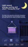Lampe anti-moustiques UV LED à brancher, personnalisable, très efficace, pour usage intérieur, best-seller OMNI CATCH