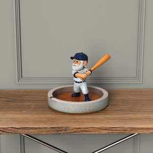 Großhandel <span class=keywords><strong>Custom</strong></span> Resin Gnome Baseball Aschenbecher Lustige Sport Thema Raucher halter Keramik Zigarre Aschenbecher für Bar Lounge Dekor - Product Image 4