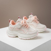 Baskets Chunky pour Enfants à Fermeture Auto-agrippante, Respirantes, Semelle Antidérapante, Logo Personnalisé, Vente en Gros de Chaussures pour Enfants