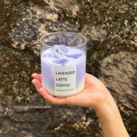 Neuheit Handgemachte Kreative Aromatherapie-Kaffeekerze – Iced Latte Kaffeeduftkerze mit Eiswürfel für Neuartige Geschenke