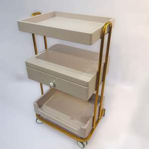 Multifunctionele Roestvrijstalen Schoonheidssalon Meubels Mobiele Spa <span class=keywords><strong>Trolley</strong></span> Met Wagen Plank Voor Kapsalon Keuken Hotel Badkamer - Product Image 5