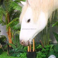 Animal Park Zoo Niños Ciencia Actividades Tamaño real Animatronic Caballo Escultura Estatua Para la venta