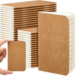Custom 2.5*4In Pocket Softcover <b>Small</b> Notebook for Taking Notes Kraft Brown Cover - Product Image 1