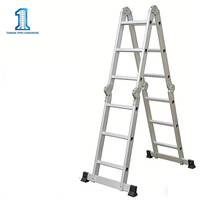 Échelle pliante multifonction en aluminium |   Échelle télescopique en A pour la maison et la construction |   Escalier portable antidérapant