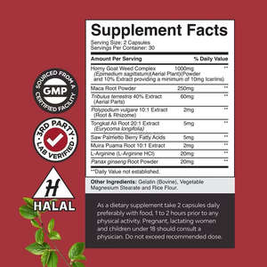 Капсулы для мужской энергии: повышают выносливость, улучшают производительность, продлевают эрекцию, натуральная травяная добавка - Product Image 4