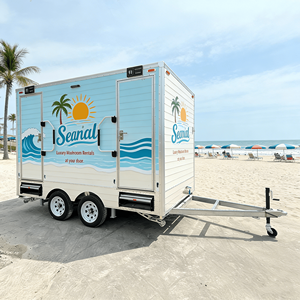 Baño Móvil Industrial, Remolque de Baño Portátil a Prueba de Polvo para Plantas de Cemento y Sitios de Procesamiento de Polvo al Aire Libre - Product Image 1