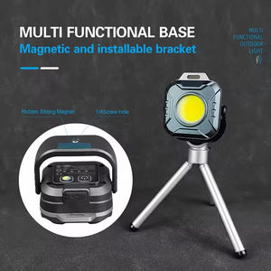 portable ultra-bright <b>light</b>-emitting diode mini flashlight multifunctional aluminum alloy COB <b>magnetic</b> waterproof dimmable - Product Image 5