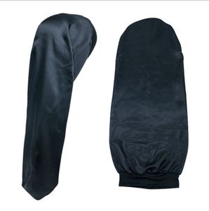 Custom Logo <b>Extra</b> Xl <b>Large</b> Jumbo Headband Long Braid Elastic Band En Satin Silk Sublimation Bonnet - Product Image 1