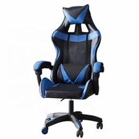 Échantillon gratuit personnalisé rose blanc ordinateur de course de bureau Scorpion fauteuil de jeu inclinable en cuir pour joueur avec repose-pieds