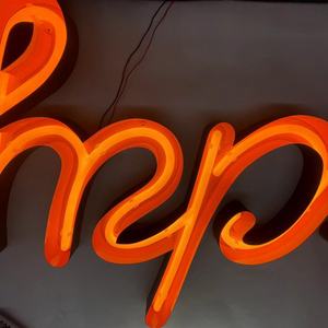 Customized Store 3D Illuminated Signs Faux Neon Letters Neon <strong>Sign</strong> Letter with <strong>Shell</strong> - Product Image 5