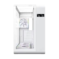 Boîtier PC Gaming Full Tower ATX M-ATX en Alliage d'Aluminium avec Affichage de Température et Panneau Frontal en Verre Trempé – En Stock