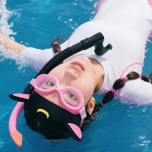 <span class=keywords><strong>GO</strong></span> LOVE JOY XTJ161 Diadema de Neopreno de Moda para Buceo, 1.5mm, con Orejas de Gato, para Buceo, Snorkel y Apnea, para Mujer - Product Image 4