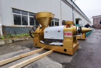 Presse à huile de noix de coco professionnelle YZYX140GX, capacité 400 kg/h, machine de pressage à froid et à chaud automatique Guangxin pour coprah