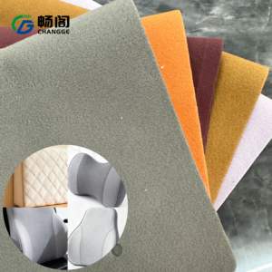 قماش من جلد الغزال عالي الجودة ، لمسة ناعمة ومريحة ، قماش من جلد الغزال الممتد عالي الجودة لمقاعد السيارات والأسقف - Product Image 1