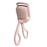 Herramienta de maquillaje de belleza, rizador de pestañas eléctrico rosa, 2 engranajes de Control, rizador de pestañas, novedad de 2023