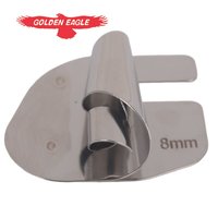 8 pièces Pied presseur universel pour ourlet roulé 3-10 mm, avec tube de traction pour ourlet en spirale et accessoires de couture