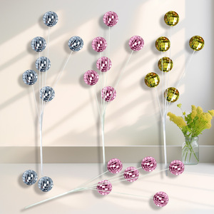 Diademas de Bola de <span class=keywords><strong>Discoteca</strong></span> Personalizadas al por Mayor, Accesorios para el Cabello con Espejos para Fiestas Retro de los 70, Despedidas de Soltera y Festivales, Venta al por Mayor - Product Image 6