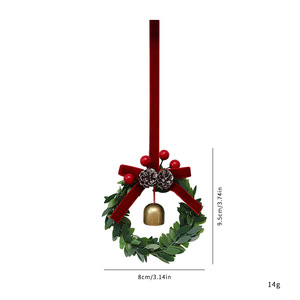 Shengyuan Nouveau Style Cloche PVC Arbre De Noël Pendentif Style Européen-Américain Décorations De Noël Fenêtre Ornements Suspendus - Product Image 6