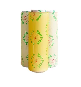 Large Specification Manufacturer Packaging Pe PVC Food Plastic Film Stretch Adhesive Packaging Roll