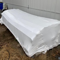 Película Retráctil Blanca Anti-UV de Grado Industrial, Rollo de Película Retráctil Impermeable para Barcos y Embalaje de Alta Resistencia