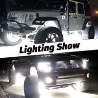 Kingshowstar - Luces LED Blancas Avanzadas para Roca, 219 LED, Ultra Brillantes, Sistemas de Iluminación Automotriz para Camionetas, Autos y Pickups