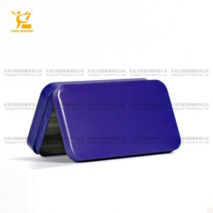 Tinsmaker bán buôn tùy chỉnh in logo trẻ em kháng thuốc hộp thiếc OEM & ODM con bằng chứng bản lề <span class=keywords><strong>tin</strong></span> hình chữ nhật hộp kim loại - Product Image 2