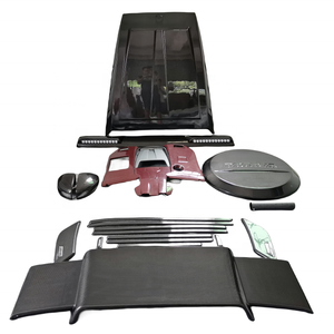 Couvercle de moteur de rétroviseur de toit de becquet de capot en Fiber de carbone sèche de Style B pour Mercedes G Station Wagon W464 G63 G500 - Product Image 1