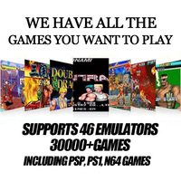 Konsol Game Android X8 PRO 4K 35000 Game Kontroler Nirkabel Ganda BT Ergonomis Kotak TV HD