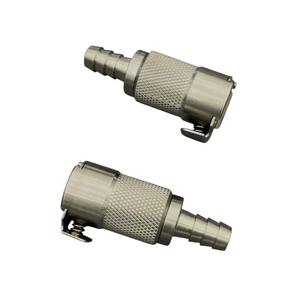 Konektor Pipa BRT Stainless Steel 1/4 inci 3/8 inci, Quick Coupling Barb untuk Selang Bahan Bakar, Quick Disconnect - Product Image 2