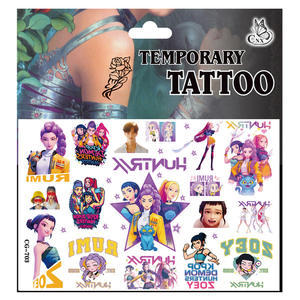 Nuevas pegatinas <span class=keywords><strong>de</strong></span> tatuajes <span class=keywords><strong>de</strong></span> Kpop Demon Hunters para fiestas <span class=keywords><strong>de</strong></span> cumpleaños, pegatinas <span class=keywords><strong>de</strong></span> tatuajes <span class=keywords><strong>de</strong></span> dibujos animados a prueba <span class=keywords><strong>de</strong></span> agua para regalos divertidos <span class=keywords><strong>de</strong></span> fiesta. - Product Image 5