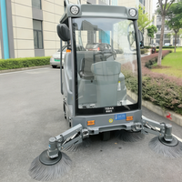 Balayeuse routière Tebai GS16, type conduite, pour le nettoyage des propriétés commerciales, des collectes de déchets communautaires, nettoyage thermique par combustion, garantie 3 ans