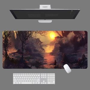 FX Printed <b>Anime</b>-style Cartoon Water Resistant Dreamy Landscape <b>Mouse</b> <b>Pad</b> Non-slip Rubber Gaming Mat XXL for PC Office Hom - Product Image 3