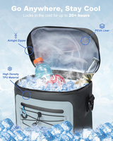 6 16 30 Can Doux Face Petit Portable Isolé Refroidissement Pack Étanche Glace Poitrine Glacière Sac pour Plage Camping Voyage Pique-Nique